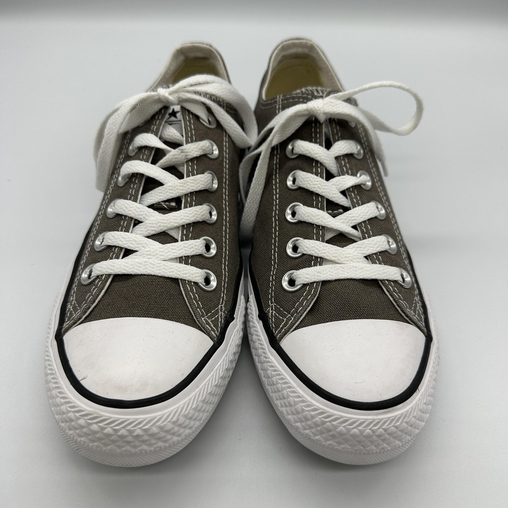 Converse Chuck Taylor All Star Shoes Mens Size 6.5 Gray Canvas Low Top Sneakers‎